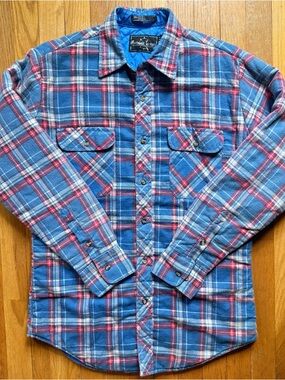 Northwest Territory Quilted Plaid Flannel Button-up Shirt Jacket